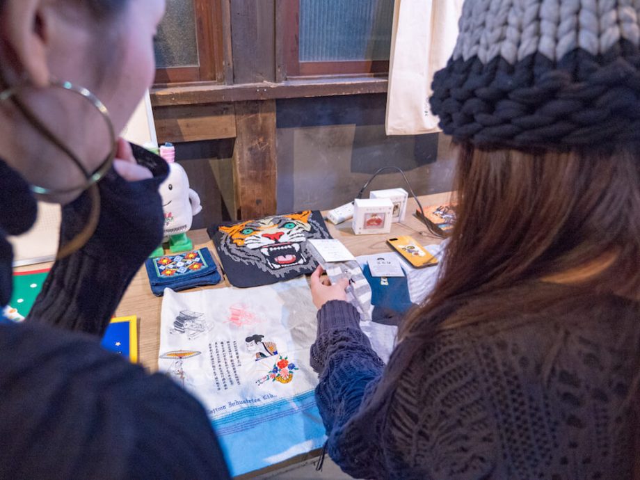 刺繍ミシンのサンプル