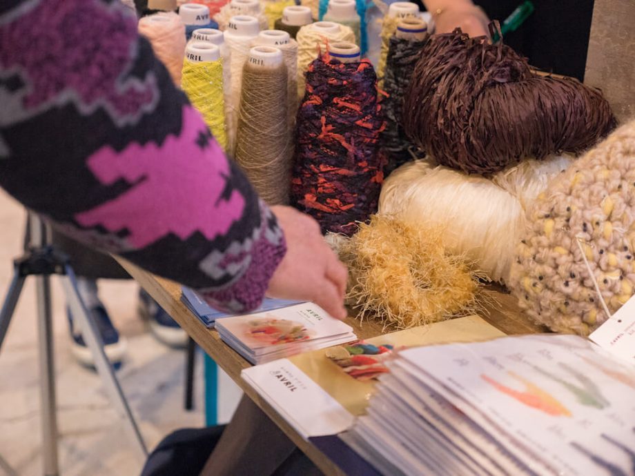 展示された素材