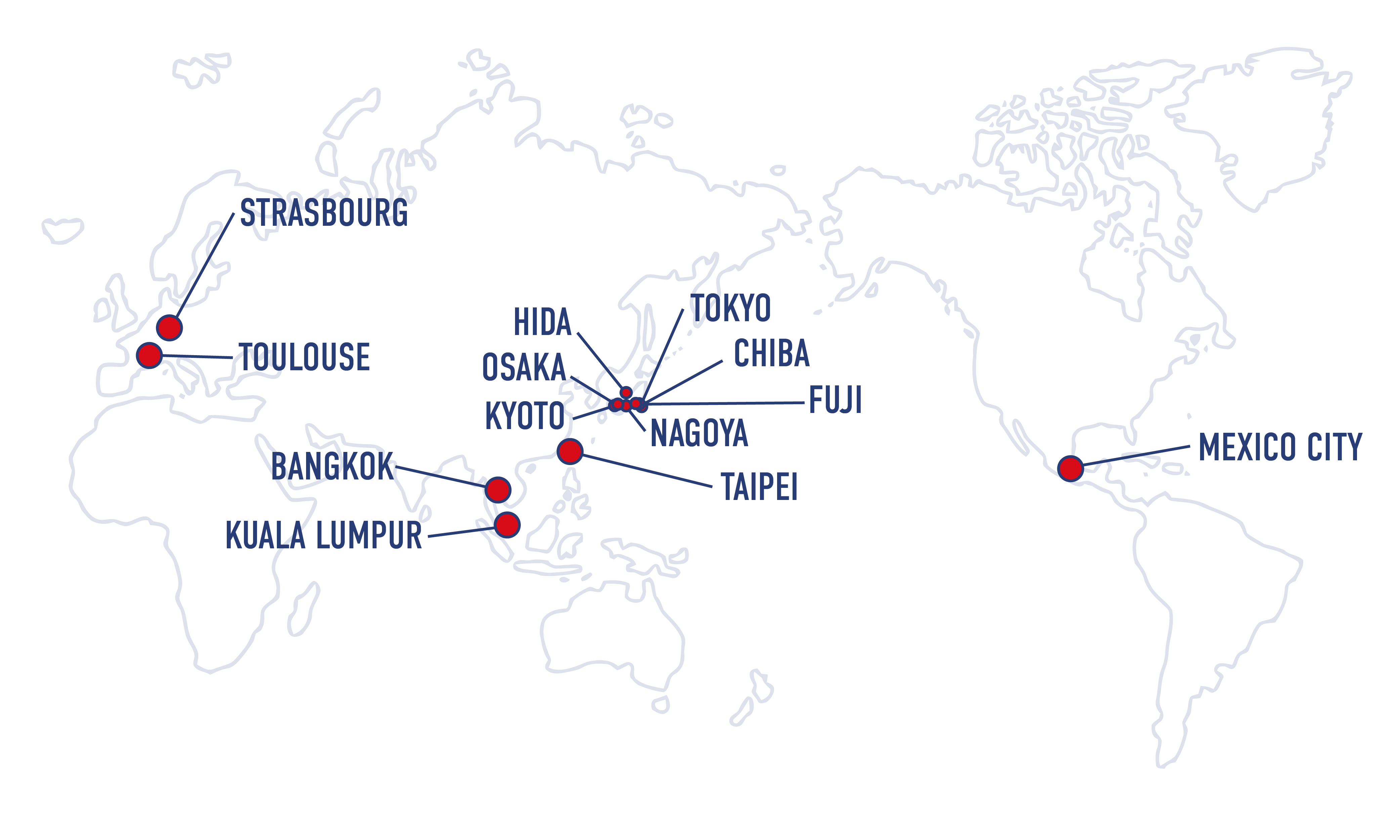 Fabcafe Branches Map